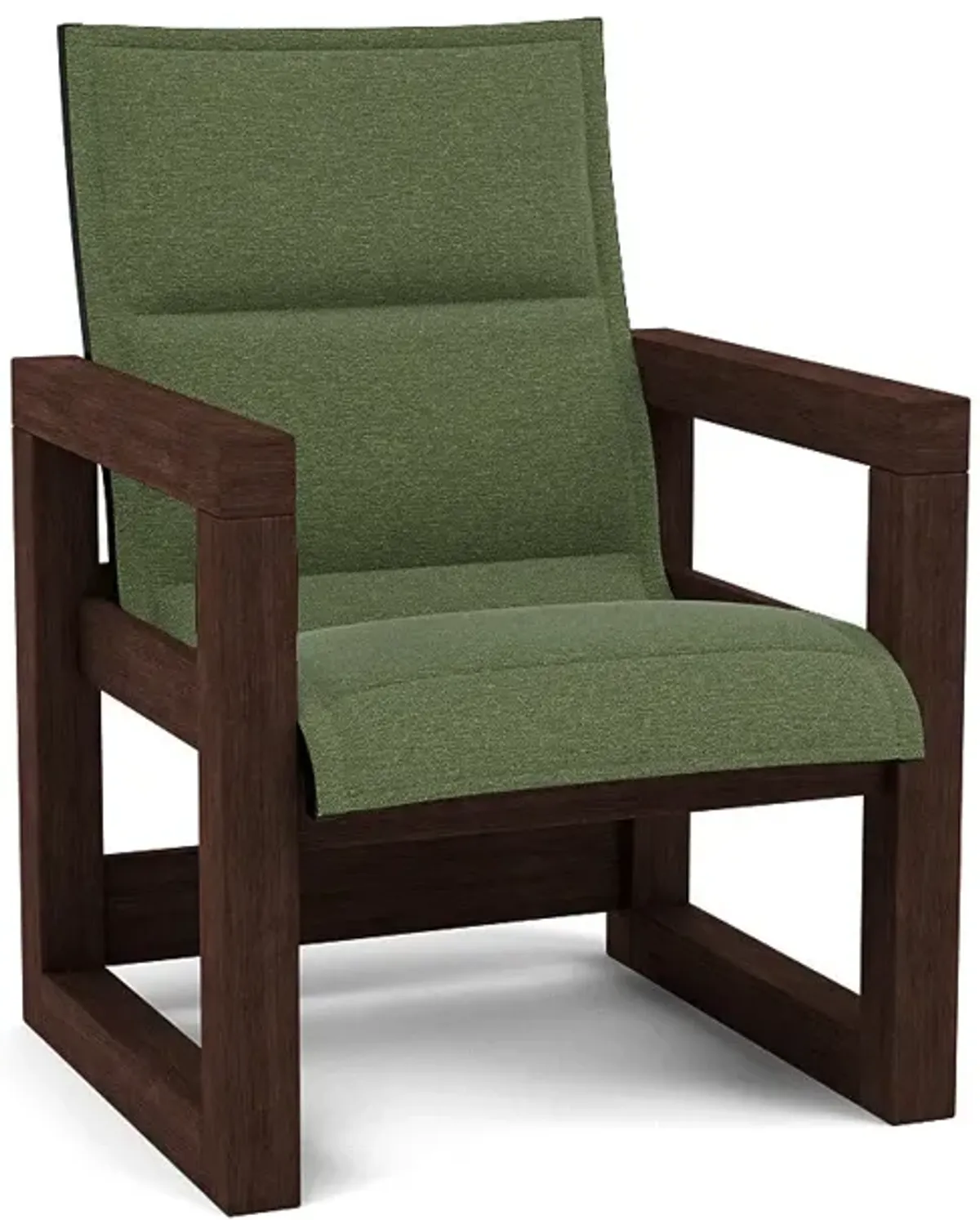 Frame Padded Sling Low Back Dining Chair