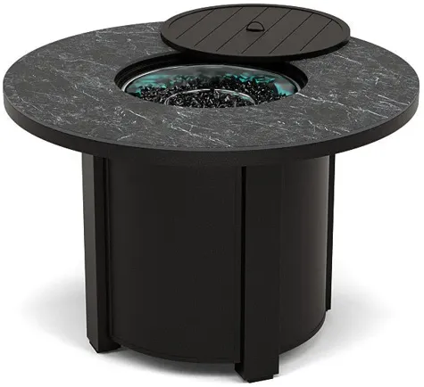 44" Round Dining Fire Pit Table - Multiple Colors and Top Patterns