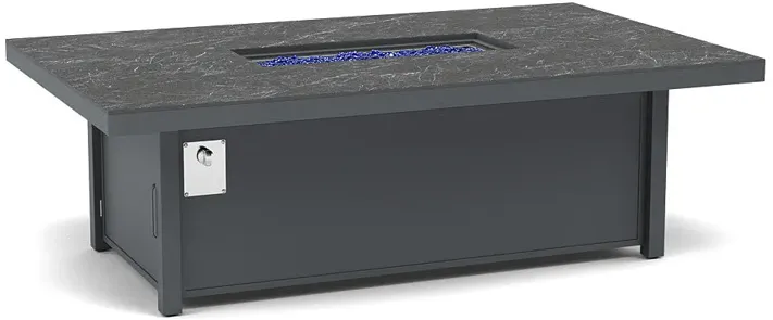 72" x 42" Dining Fire Pit Table - Multiple Colors and Top Patterns