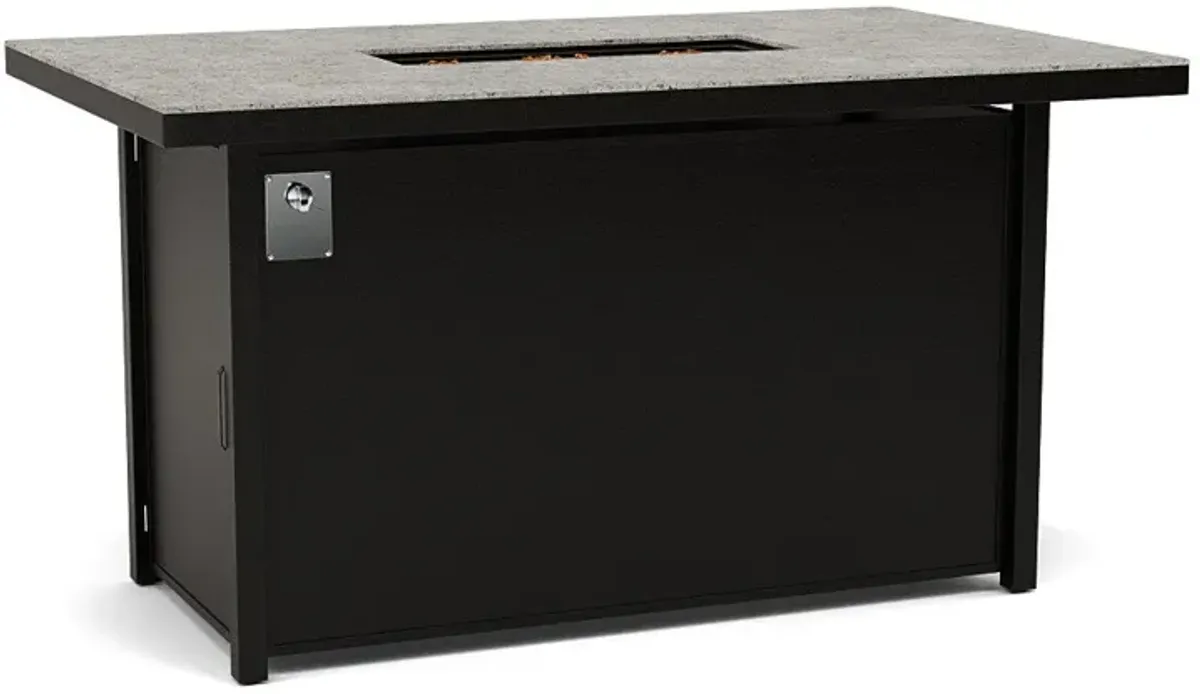 72" x 42" Balcony Fire Pit Table - Multiple Colors and Top Patterns