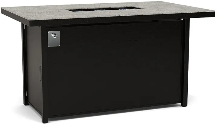 72" x 42" Balcony Fire Pit Table - Multiple Colors and Top Patterns