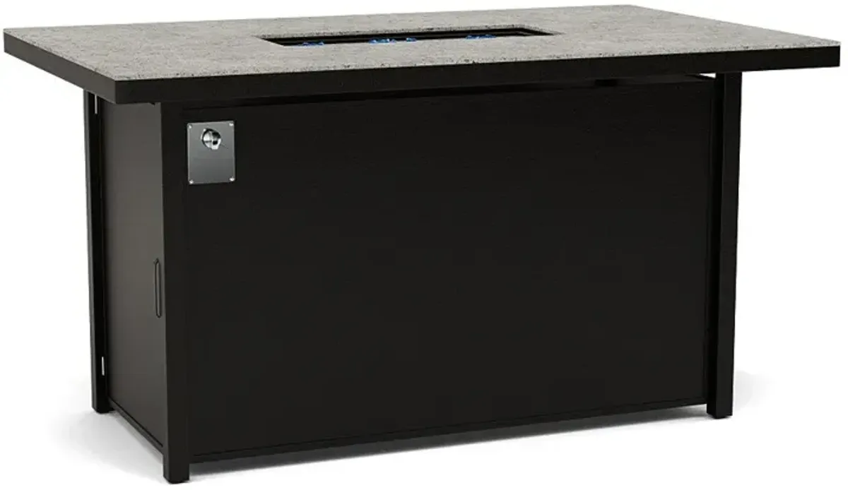 72" x 42" Balcony Fire Pit Table - Multiple Colors and Top Patterns