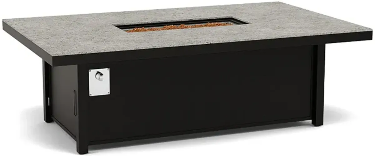 72" x 42" Dining Fire Pit Table - Multiple Colors and Top Patterns