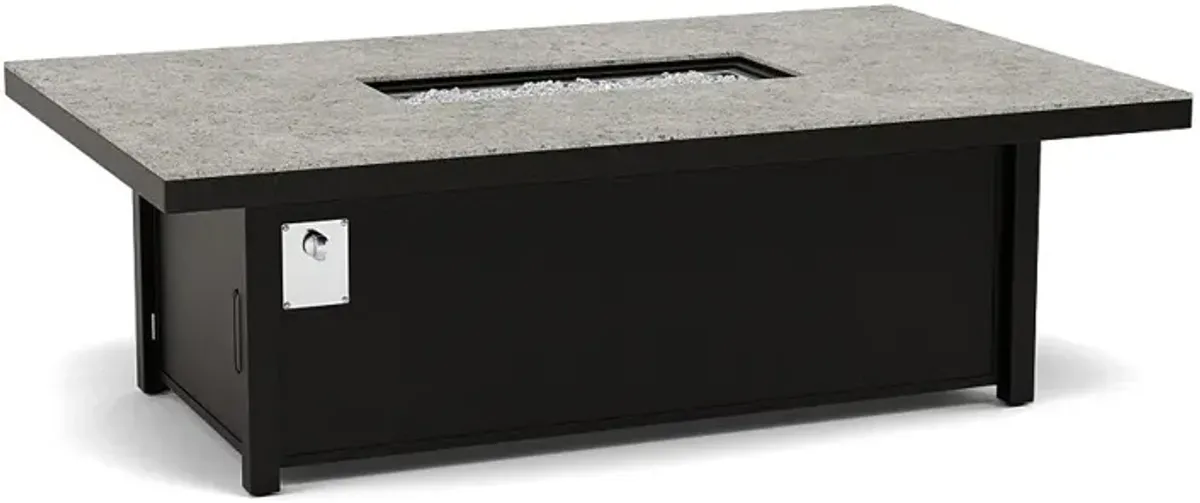 72" x 42" Dining Fire Pit Table - Multiple Colors and Top Patterns