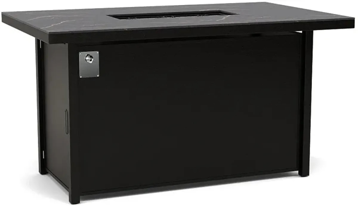 72" x 42" Balcony Fire Pit Table - Multiple Colors and Top Patterns
