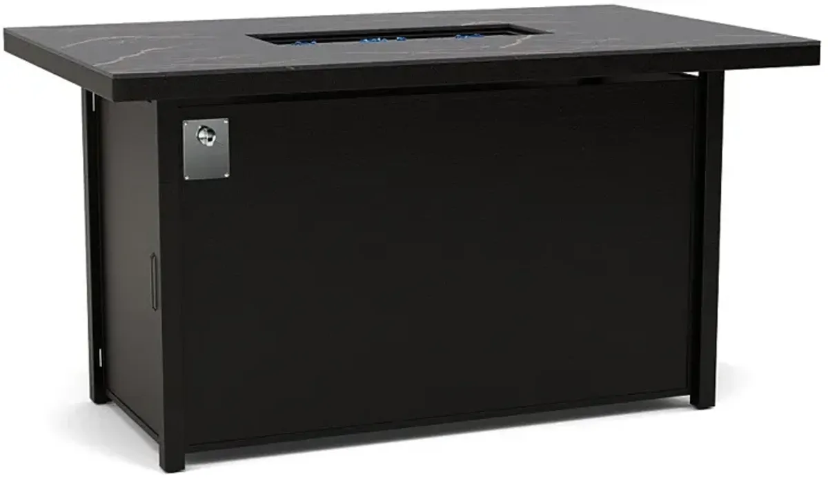 72" x 42" Balcony Fire Pit Table - Multiple Colors and Top Patterns
