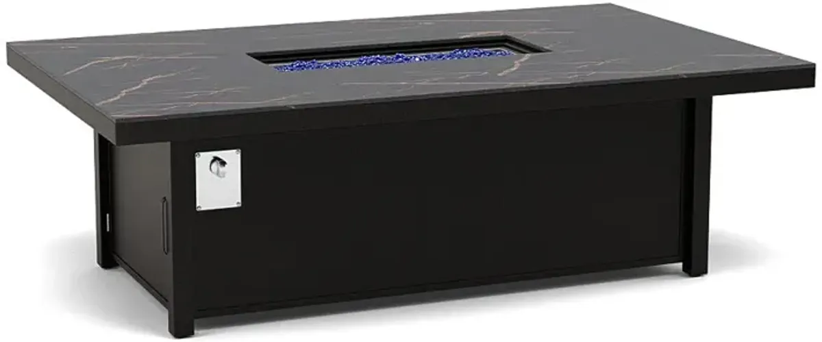 72" x 42" Dining Fire Pit Table - Multiple Colors and Top Patterns