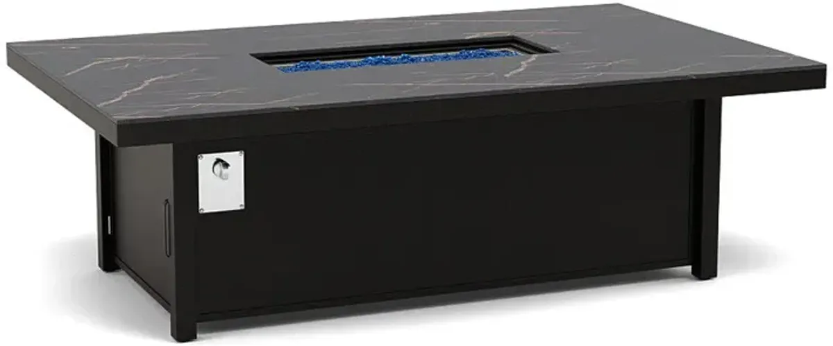 72" x 42" Dining Fire Pit Table - Multiple Colors and Top Patterns