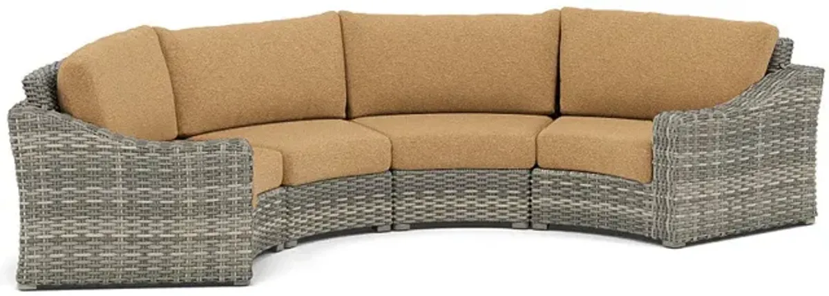 Loire Valley 4-Seat Curved Sectional