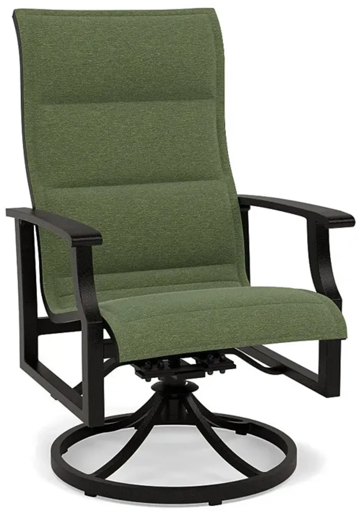 Newport Padded Sling Swivel Dining Chair