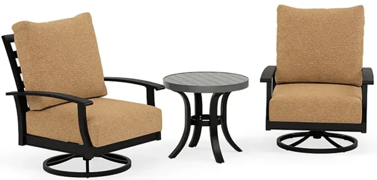 Newport Club Swivel Chair Set