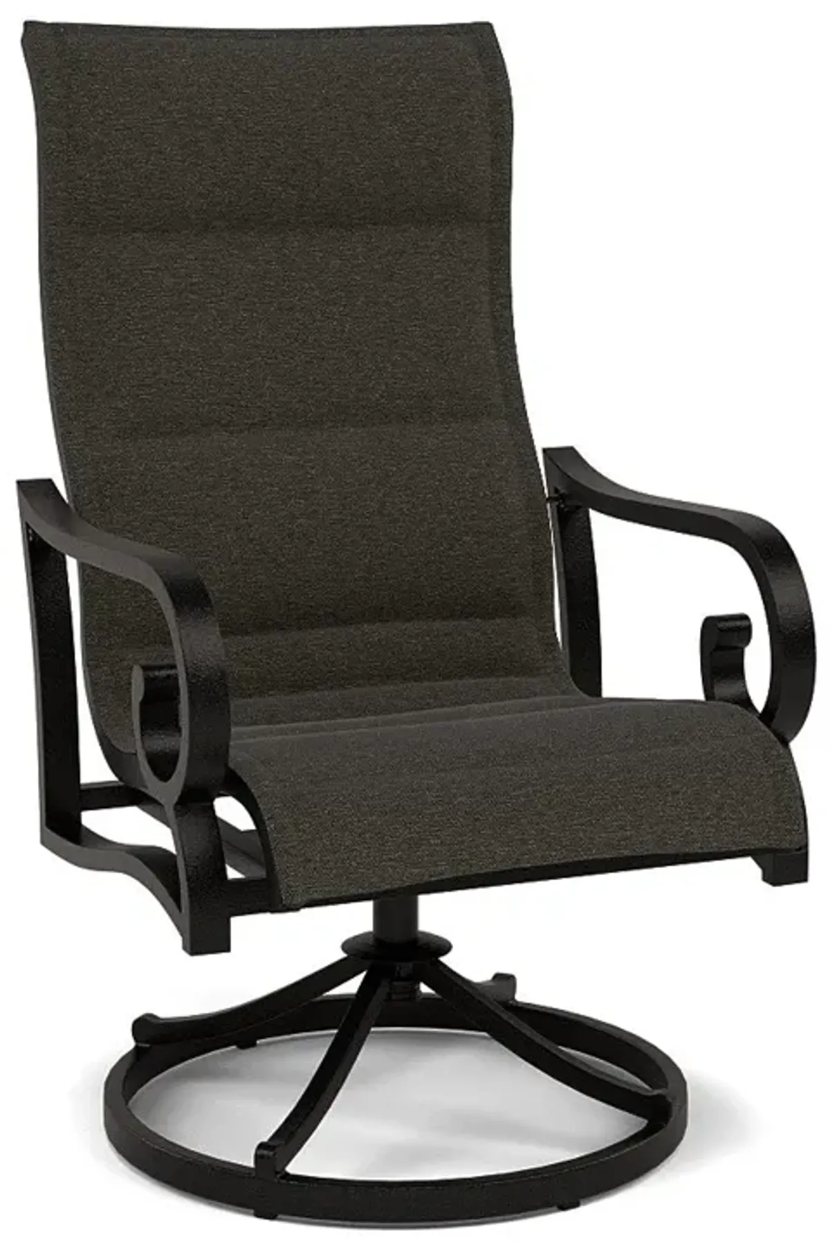 Rancho Padded Sling Swivel Dining Chair