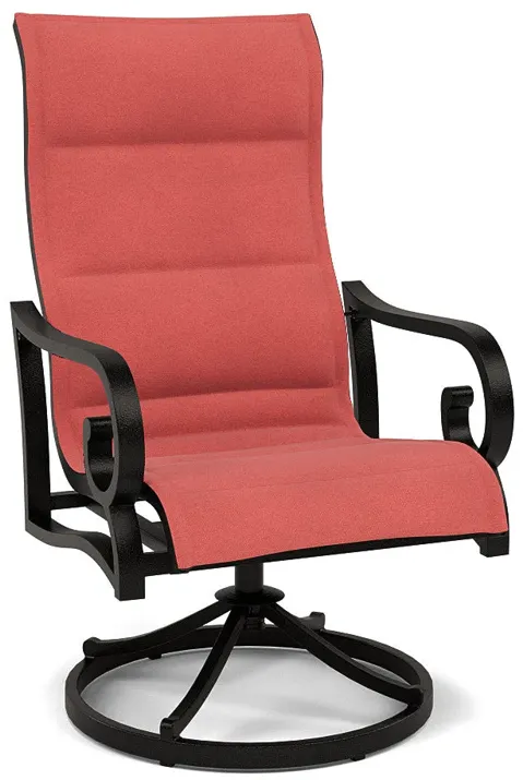 Rancho Padded Sling Swivel Dining Chair