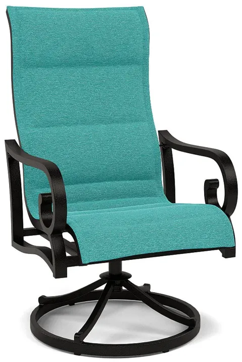 Rancho Padded Sling Swivel Dining Chair