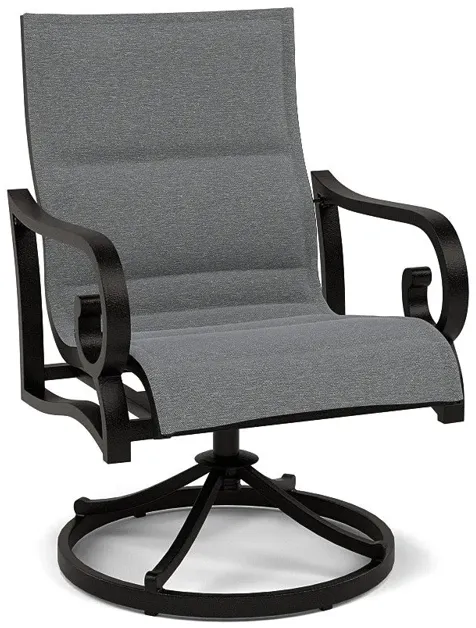 Rancho Padded Sling Swivel Dining Chair