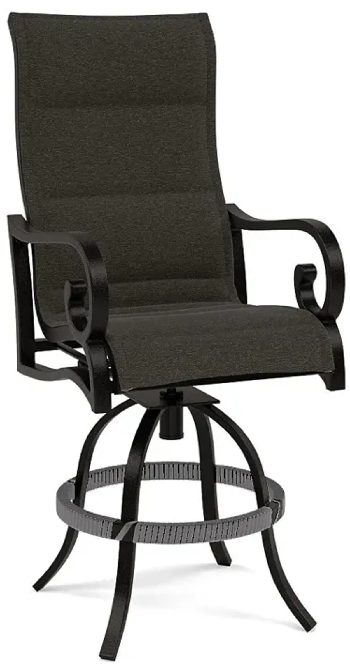 Rancho Padded Sling Swivel Balcony Chair