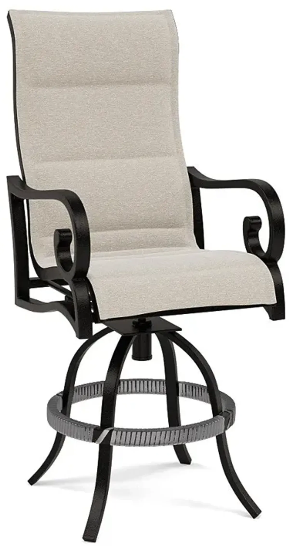 Rancho Padded Sling Swivel Balcony Chair