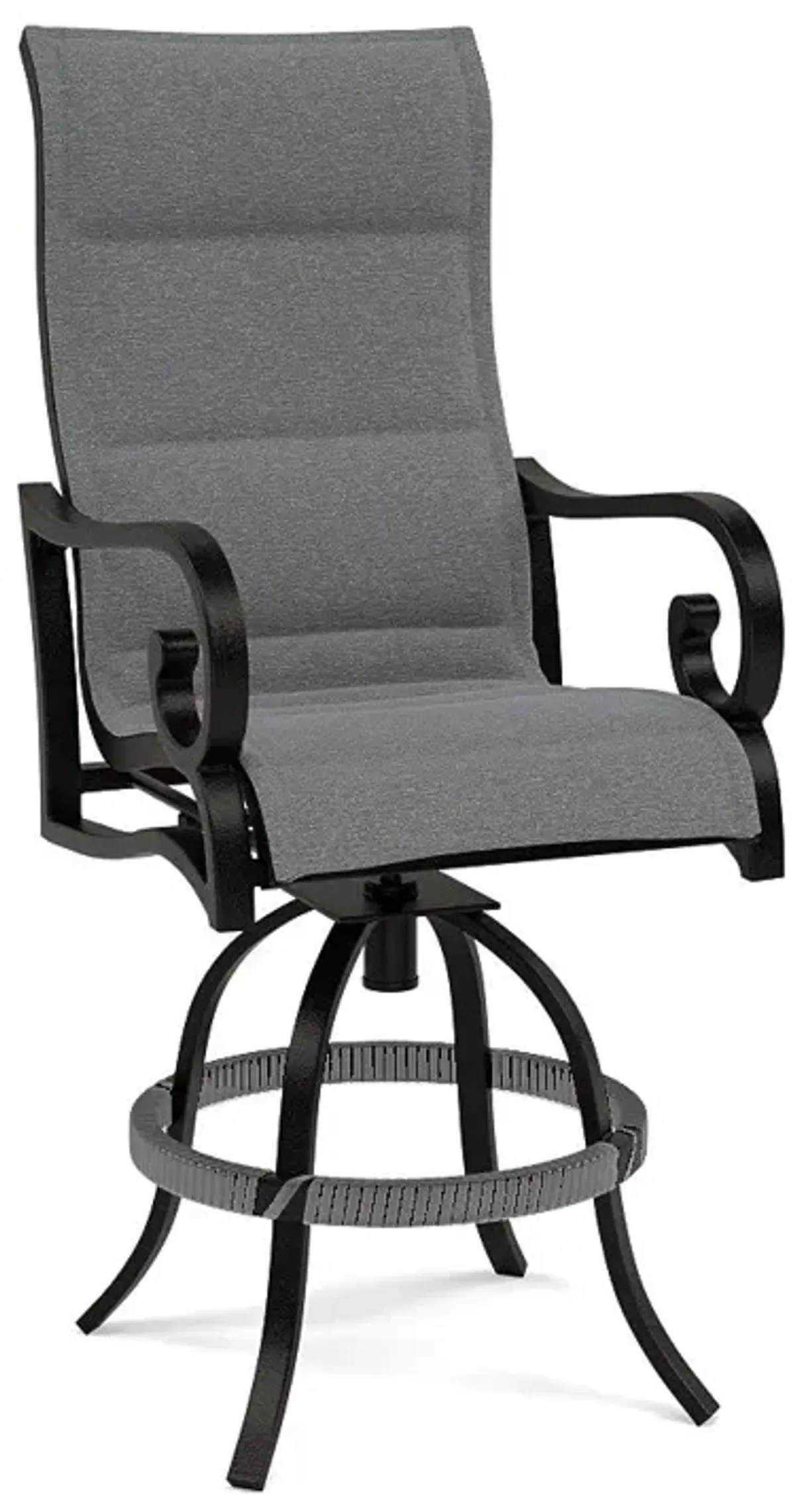 Rancho Padded Sling Swivel Balcony Chair