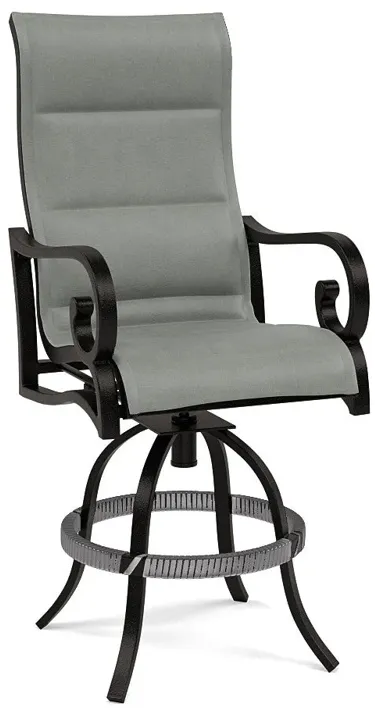 Rancho Padded Sling Swivel Balcony Chair