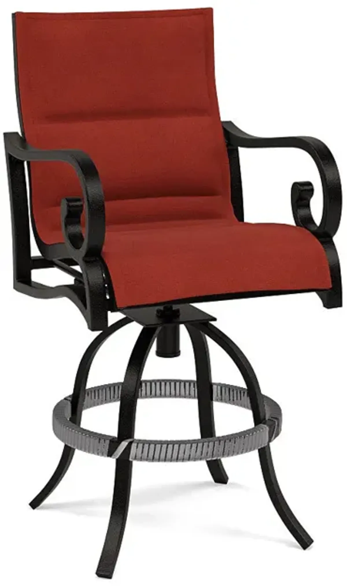 Rancho Padded Sling Swivel Balcony Chair