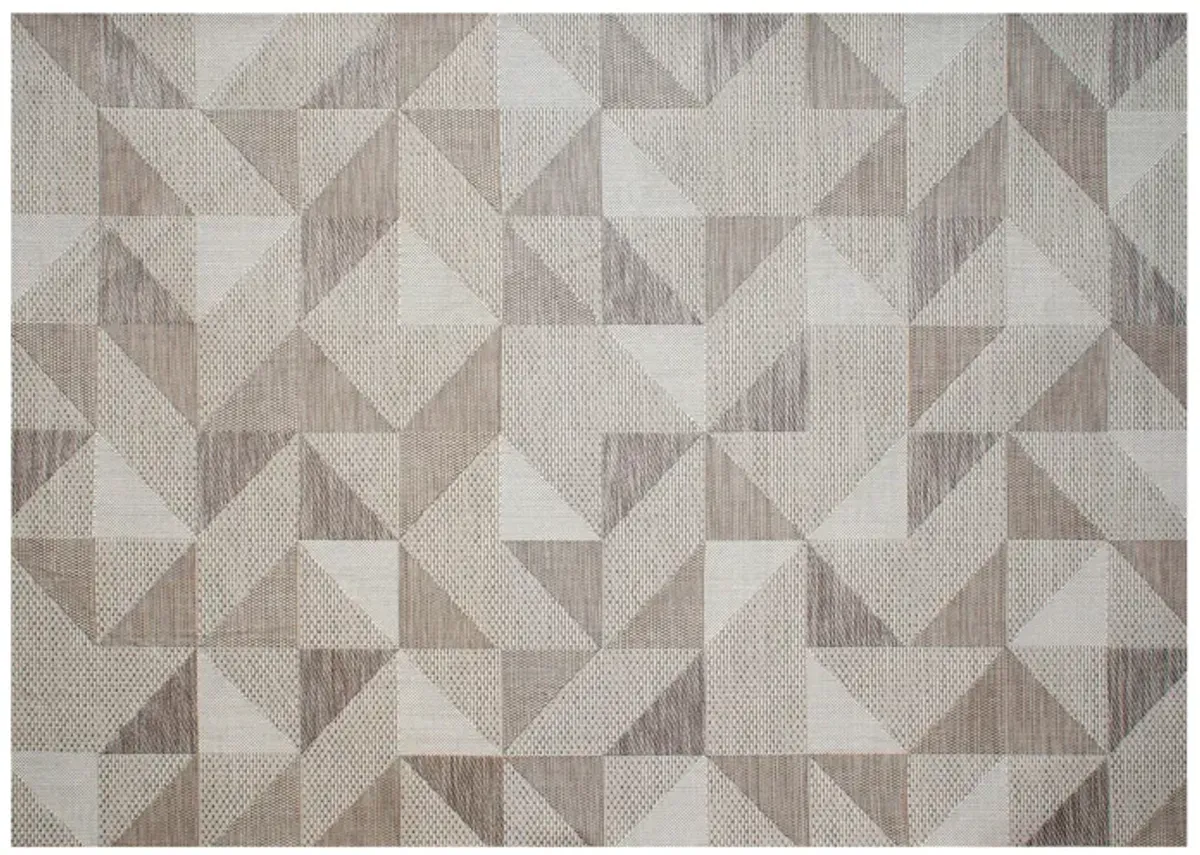 Prism - Taupe Outdoor Rug (2 sizes)