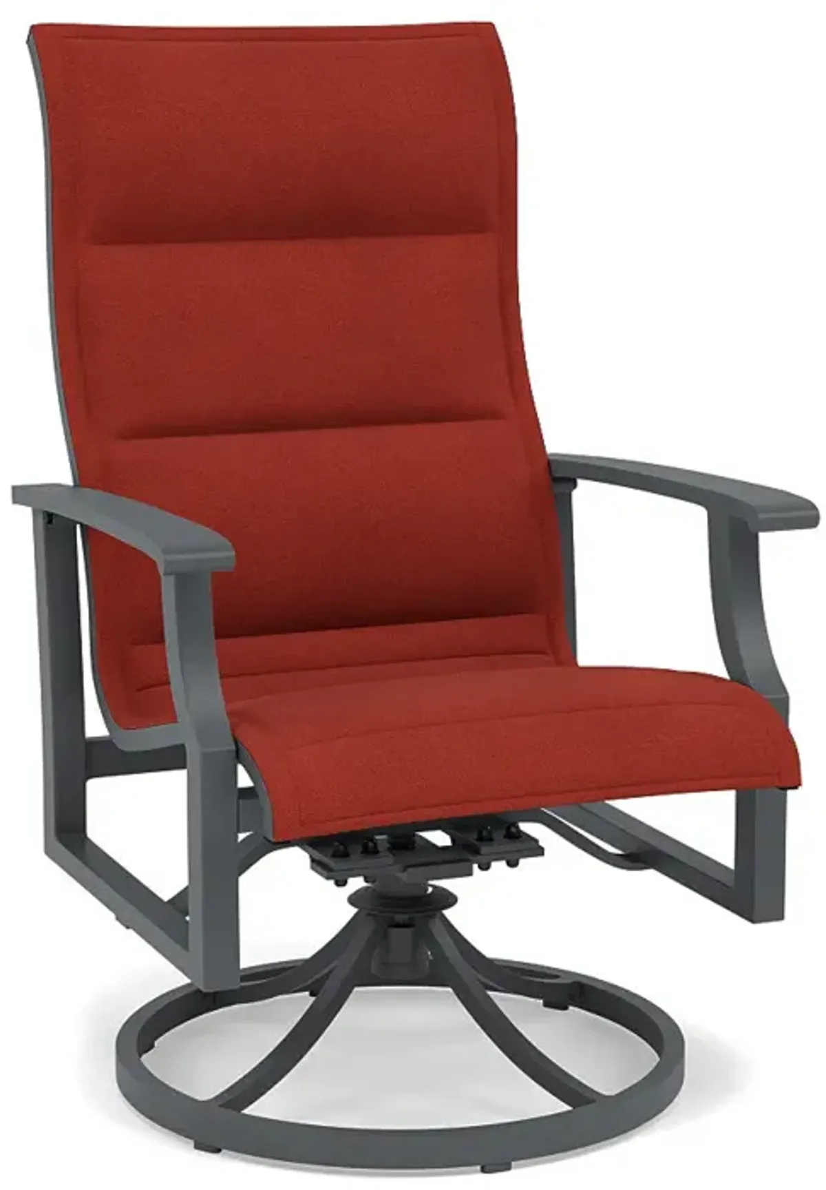 Rockport Padded Sling Swivel Dining Chair