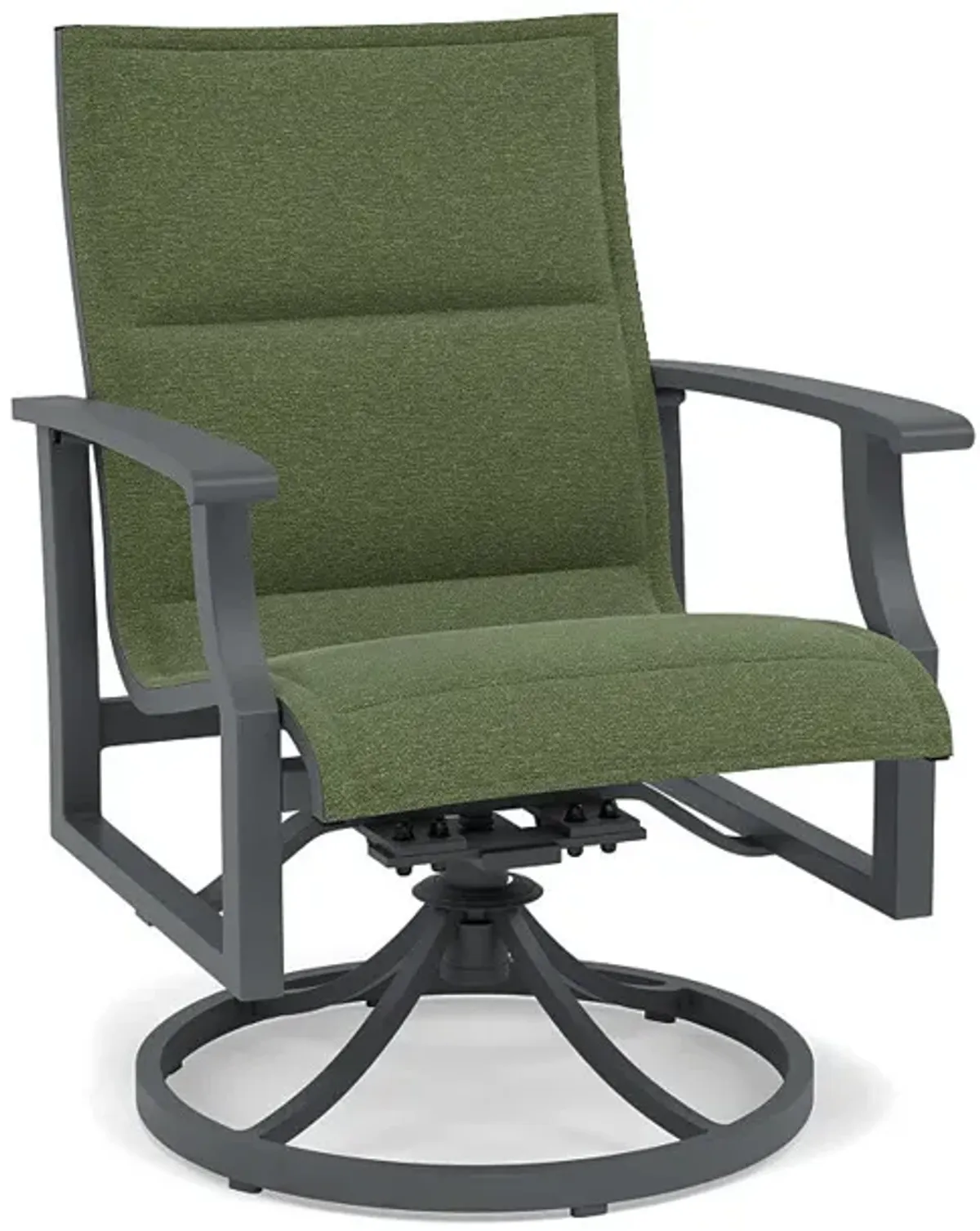 Rockport Padded Sling Swivel Dining Chair
