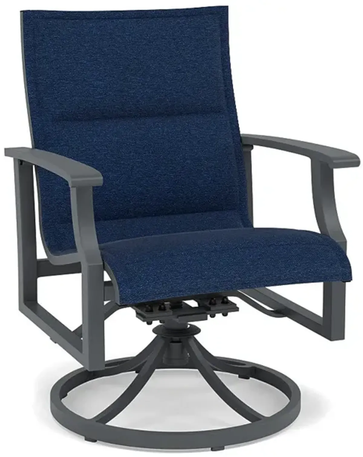 Rockport Padded Sling Swivel Dining Chair