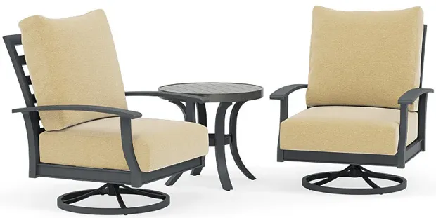 Rockport Club Swivel Chair Set