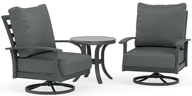 Rockport Club Swivel Chair Set