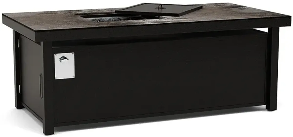 60"X30" Rectangular Fire Pit Table - Multiple Colors and Top Patterns