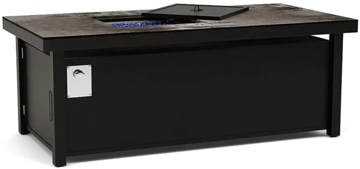 60"X30" Rectangular Fire Pit Table - Multiple Colors and Top Patterns