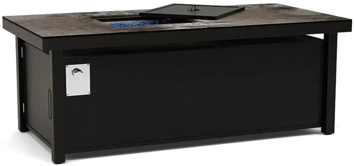 60"X30" Rectangular Fire Pit Table - Multiple Colors and Top Patterns