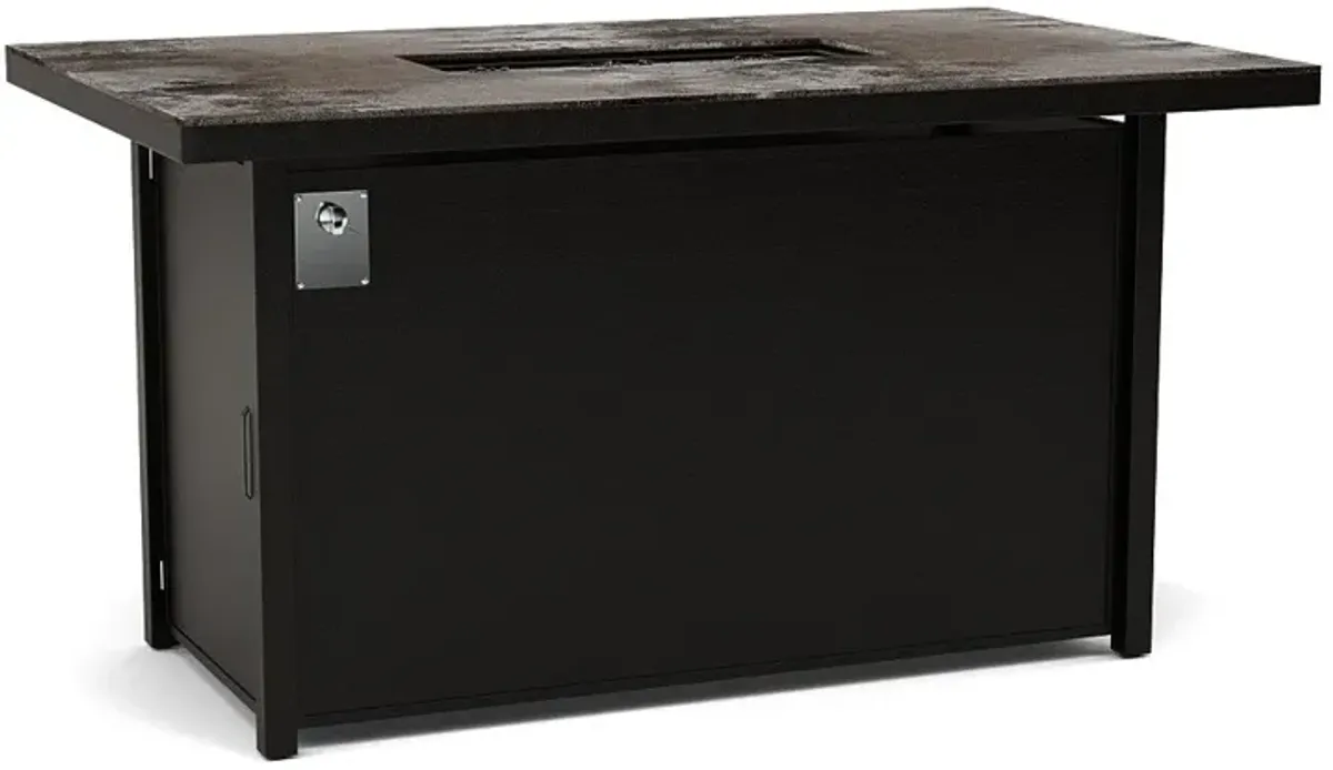 72" x 42" Balcony Fire Pit Table - Multiple Colors and Top Patterns