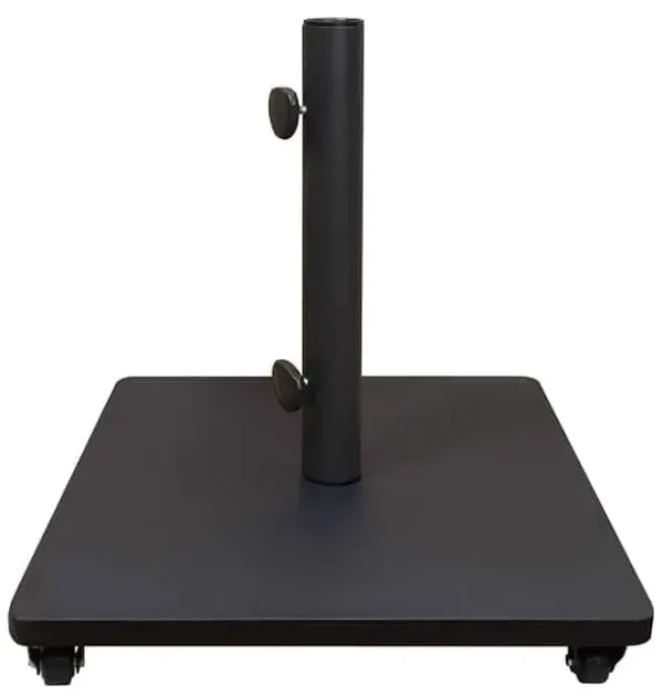 120lb Steel Umbrella Base With Casters (Black)