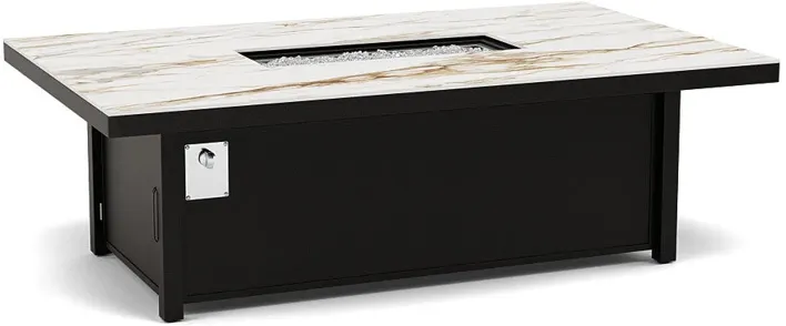 72" x 42" Dining Fire Pit Table - Multiple Colors and Top Patterns