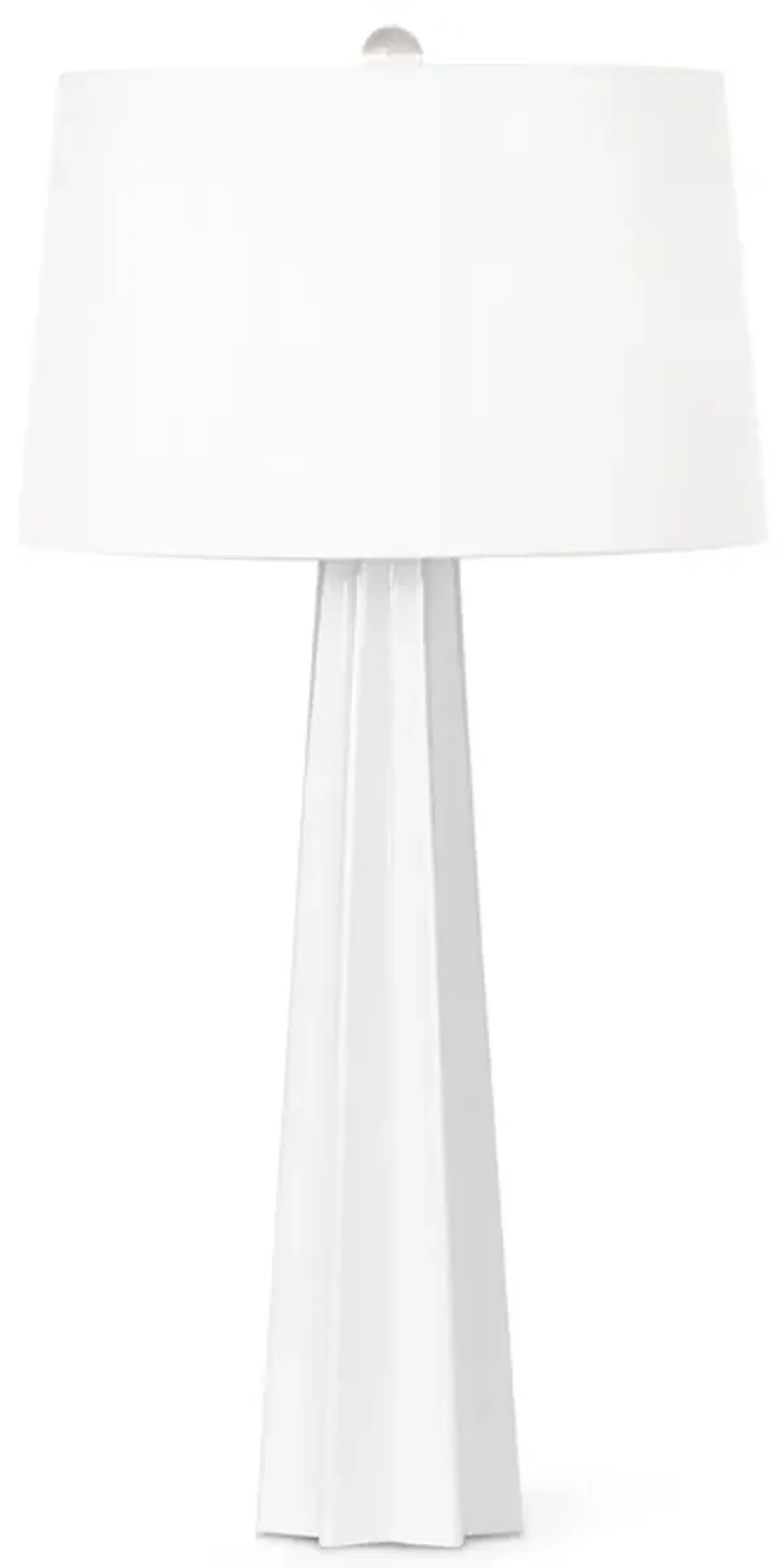 Glass Star Table Lamp (White)