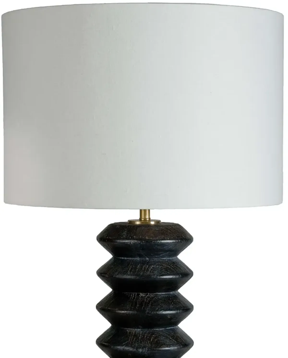 Accordion Table Lamp (Ebony)