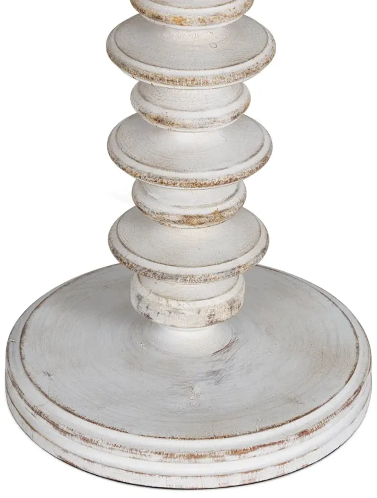Fishbone Buffet Lamp (White Wash)