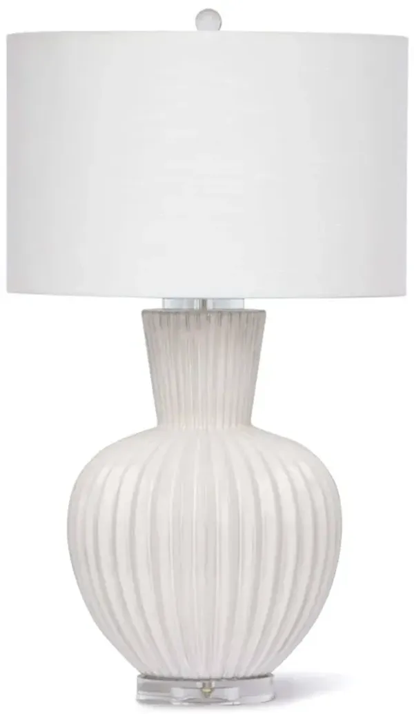Madrid Ceramic Table Lamp (White)