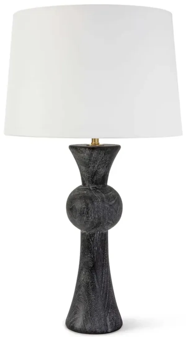 Vaughn Wood Table Lamp (Limed Oak)