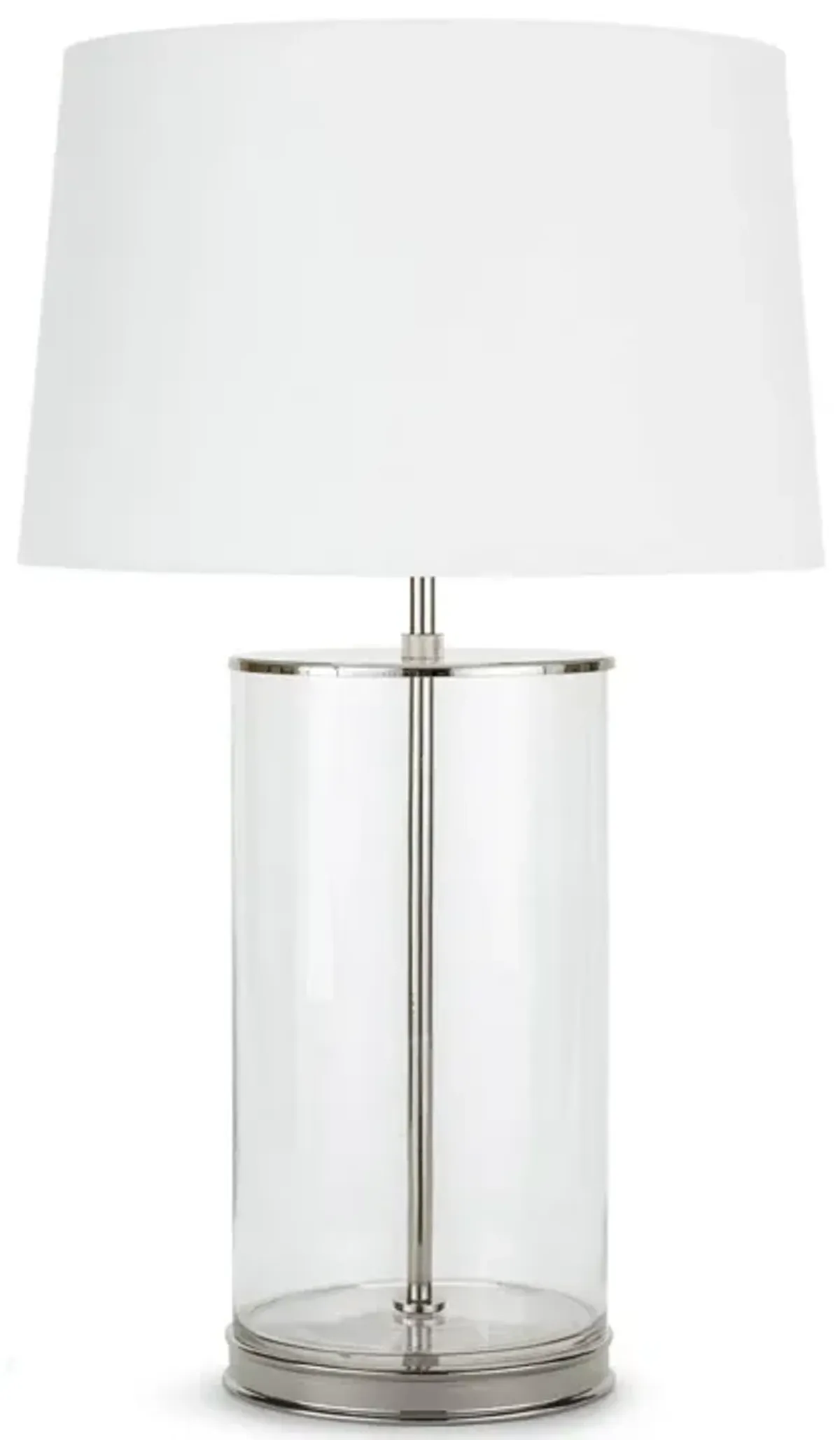 Magelian Glass Table Lamp (Polished Nickel)
