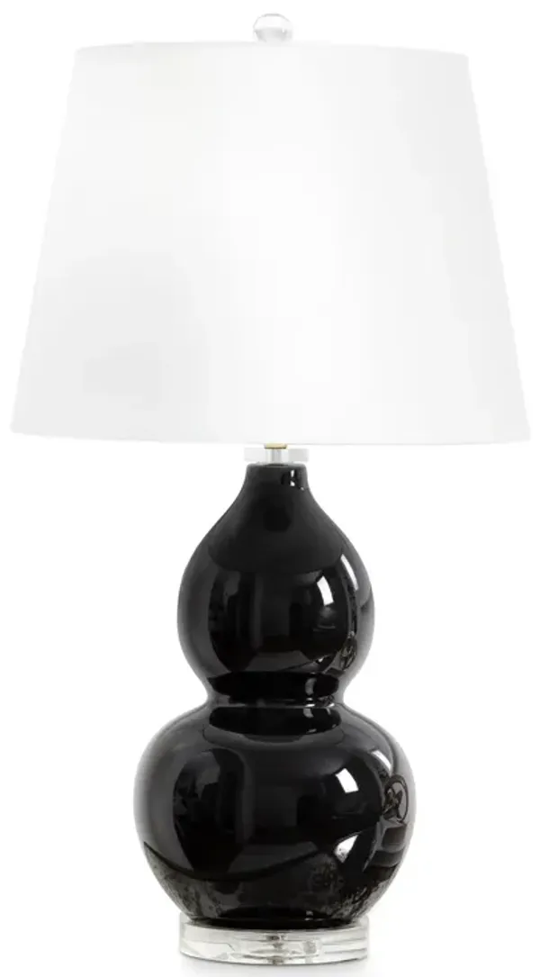 June Ceramic Table Lamp (Black)