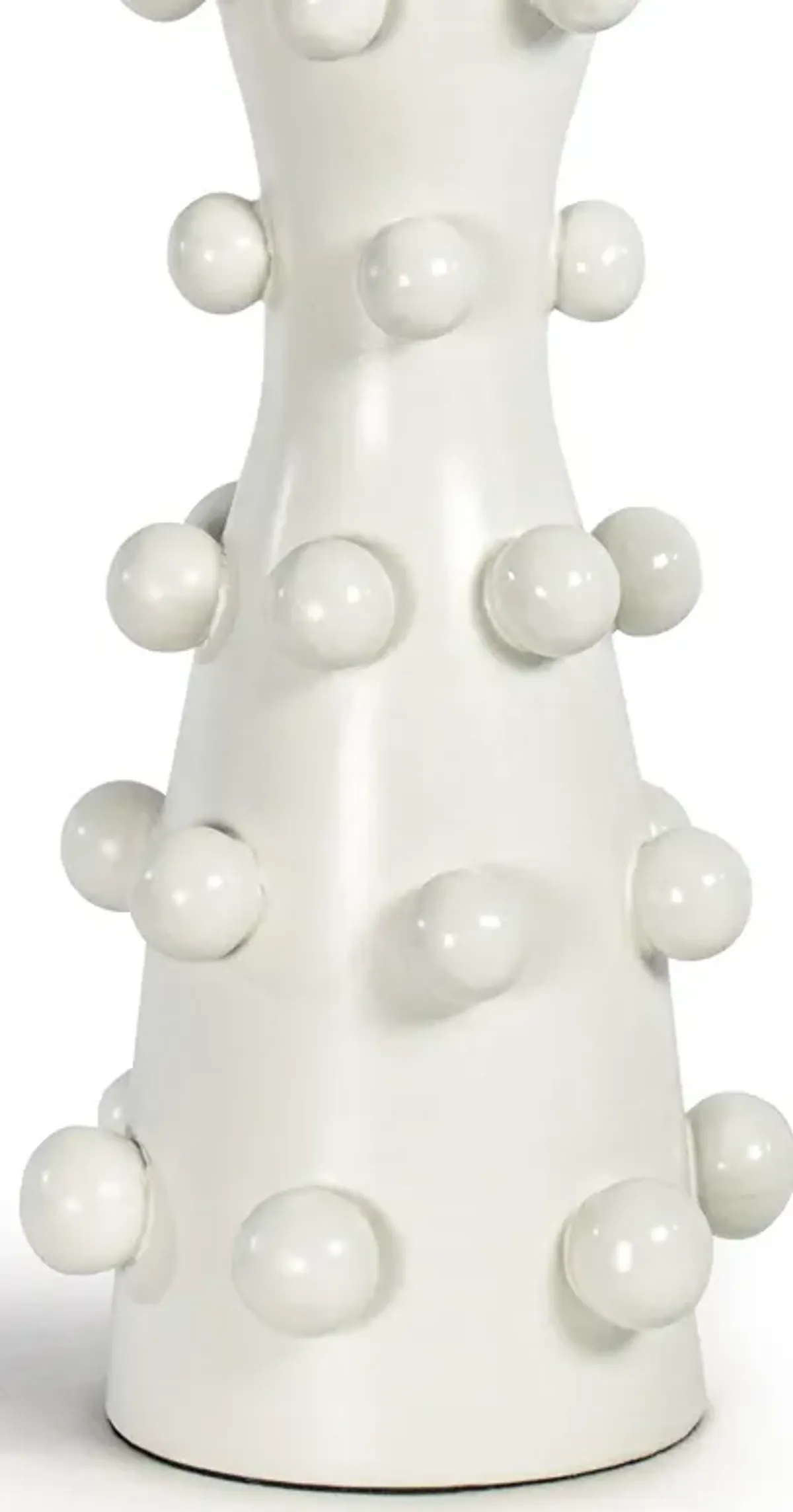 Pom Pom Ceramic Table Lamp (White)