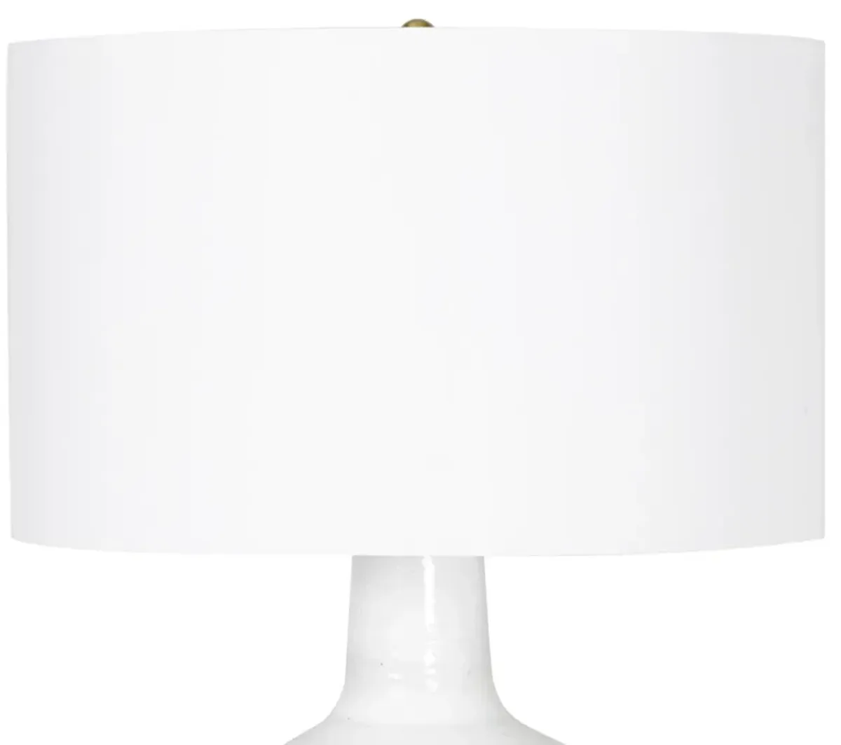 Clemente Ceramic Table Lamp (Earthenware White)
