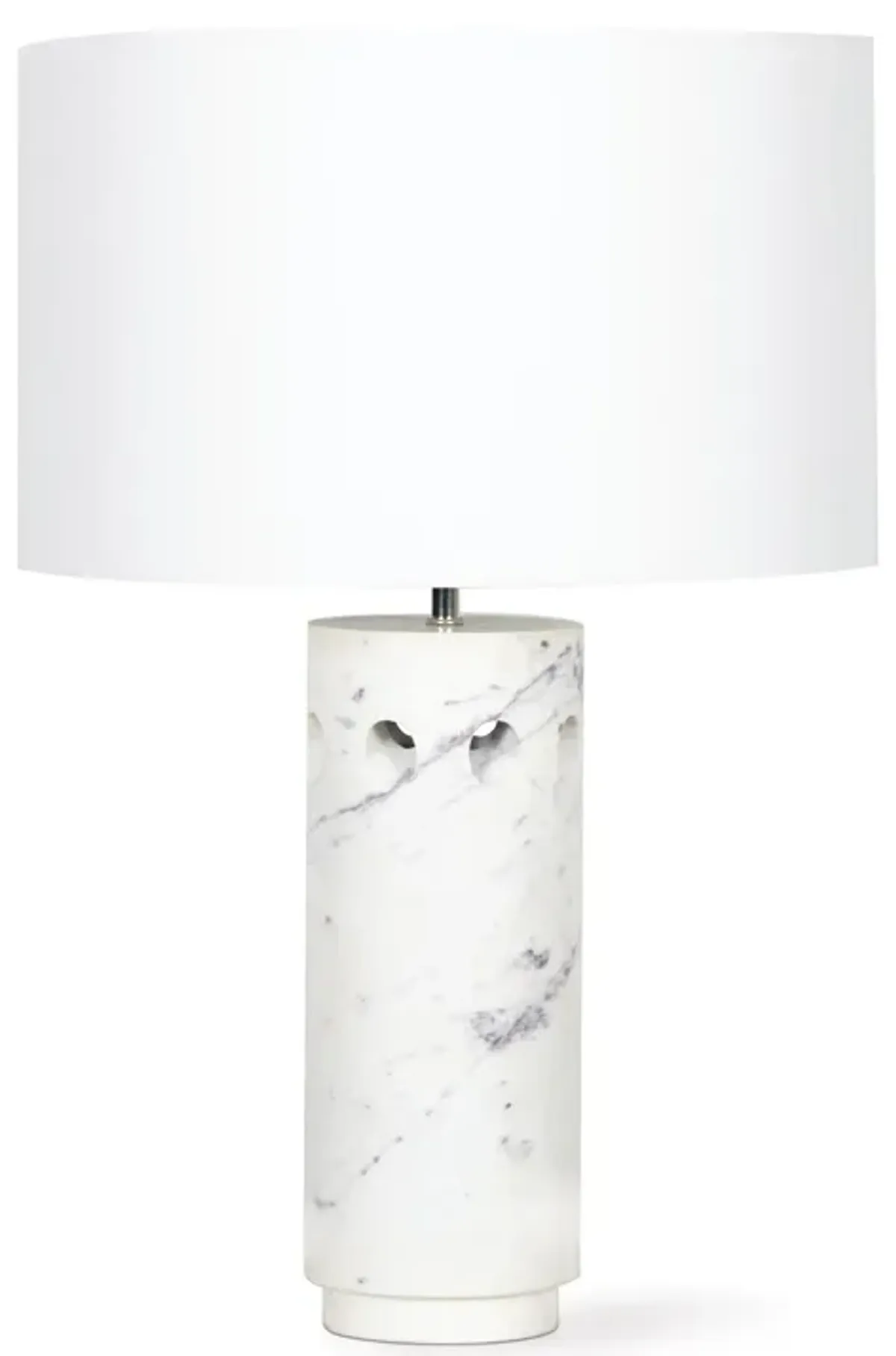 Odin Marble Table Lamp (White)