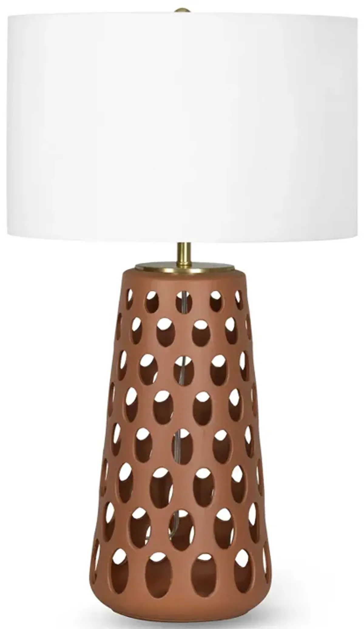 Kelvin Ceramic Table Lamp (Terra Cotta)