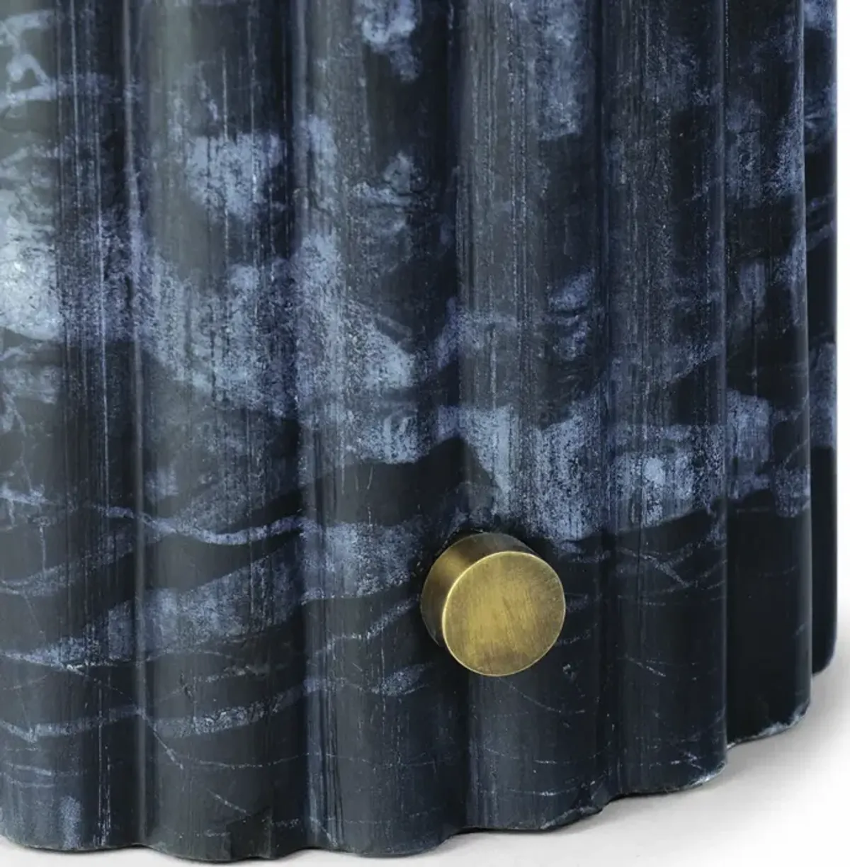 Tambour Marble Table Lamp