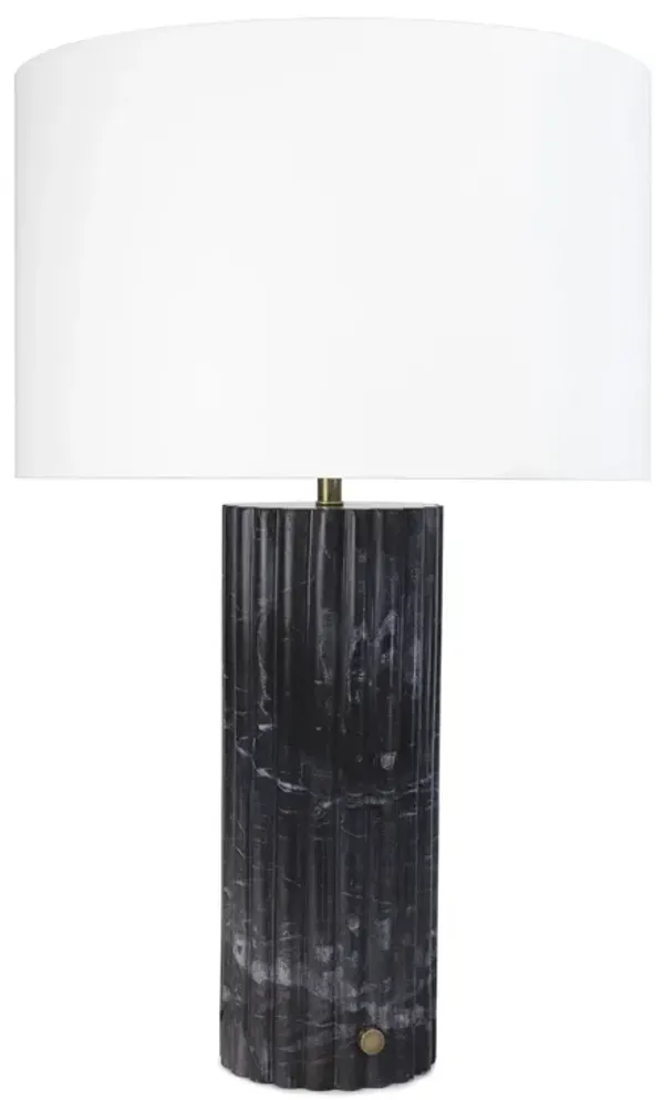 Tambour Marble Table Lamp
