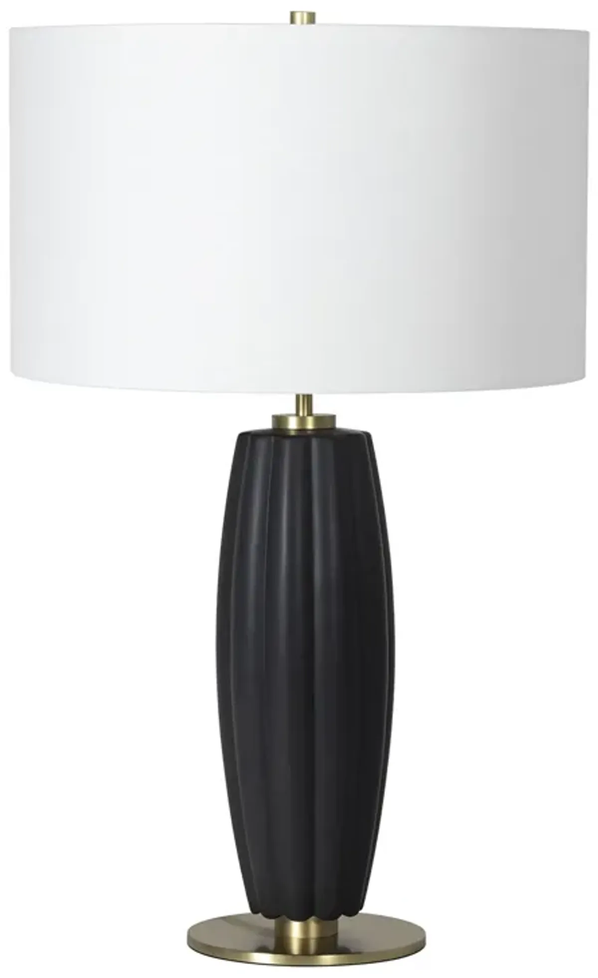 Crocus Ceramic Table Lamp (Black)